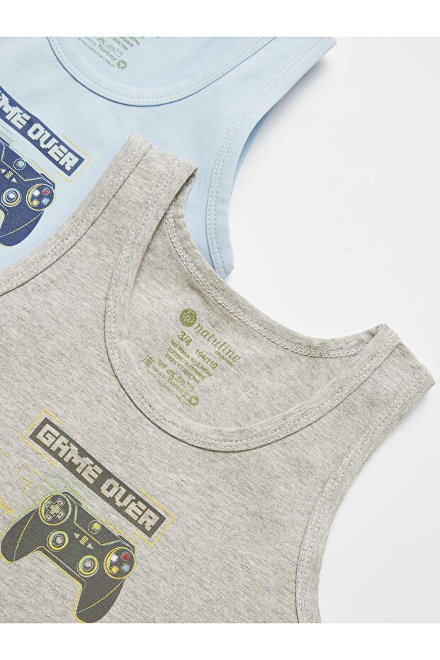 Undershirt - Multicolor - Casual - 1