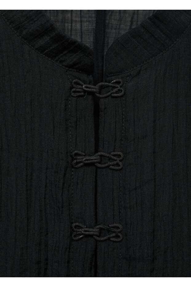 Lyocell bluz alamares - 8