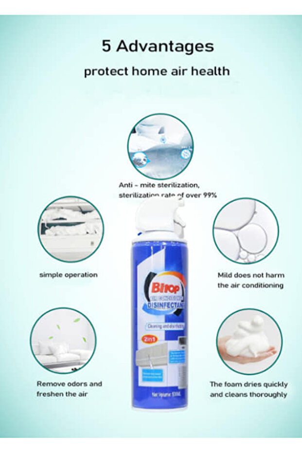 منظف مكيف الهواء BITOP قطعتين - 5