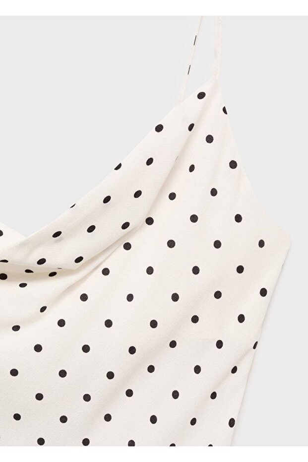 Drapeli yaka uzun elbise - 5