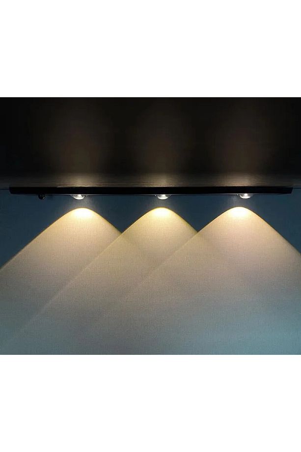 CT-2464 3W Bella Slim Cabinet Hareket Sensörlü Siyah Dimmerli LED Dolap Lambası Şık ve Pratik T - 4