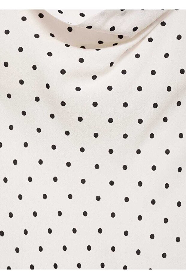 Drapeli yaka uzun elbise - 7