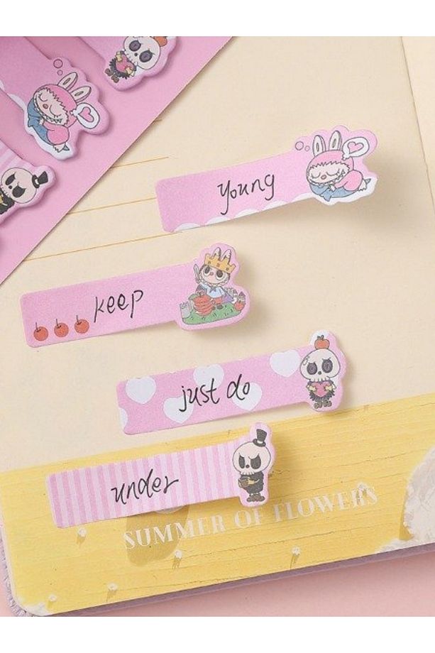 Labubu Kawai 8'li 160 Yaprak Yapışkanlı Not Kağıdı 1 Kartela - 2