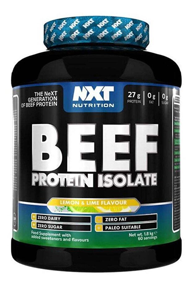 Beef Protein Isolate Zero Dairy Lemon & Lime Flavour 60 Servings, 1800g