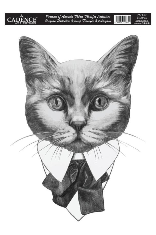 Fabric Transfer Paft-07 Animal Portraits 21X30Cm