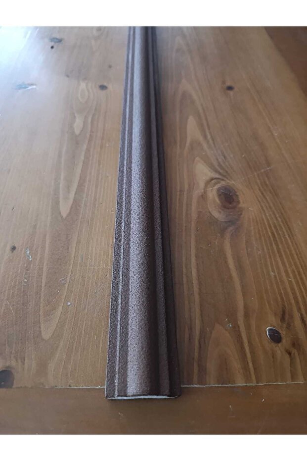 1 Adet (1 MT) Duvar Kaplama Dekoratif Boyalı Strafor Köpük Çıta (4 CM'LİK) - KOYU KAHVE Renk - 1