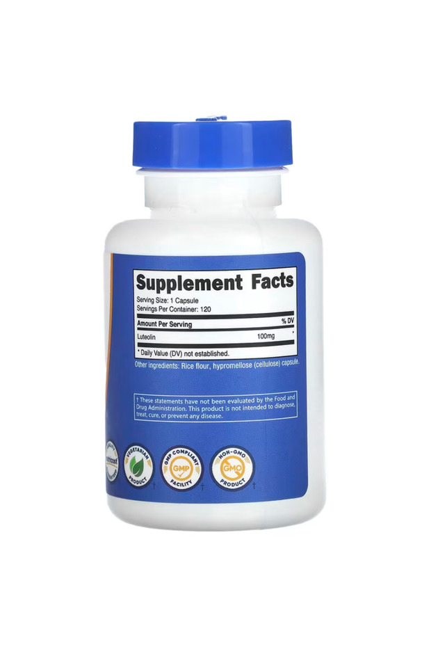 , Luteolin, 100 mg, 120 Capsules - 2