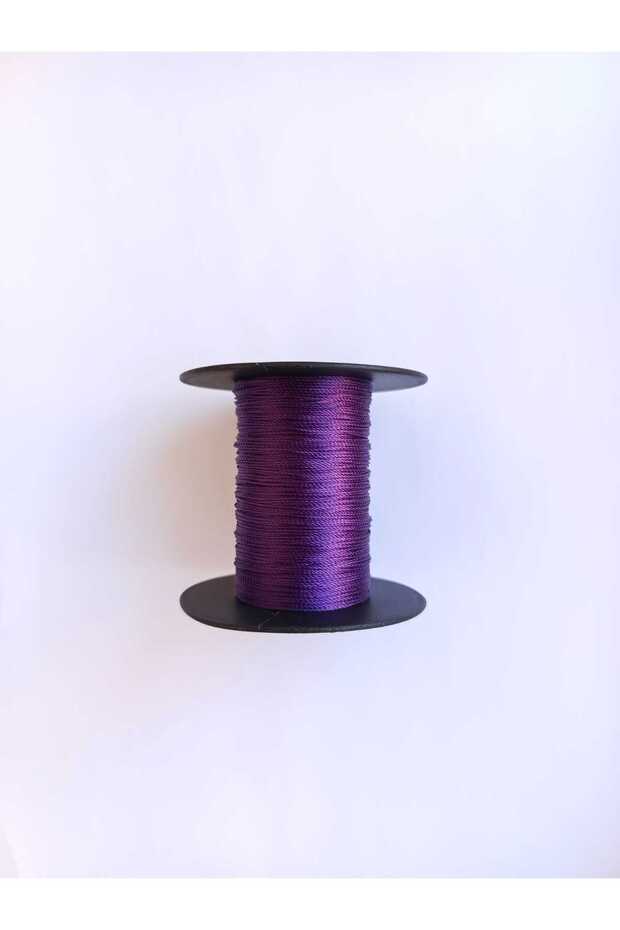 0.5 mm 50 Meters Polyester Rosary String Purple Color Polyester String