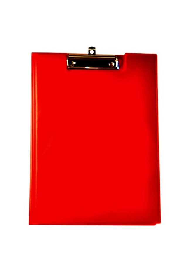 Covered Secretary's Plastic A4 Red (Pack of 50)