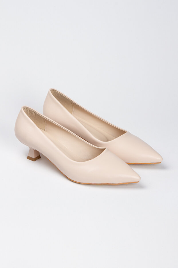 Women's 3 cm Heeled Pointed Toe Shoes