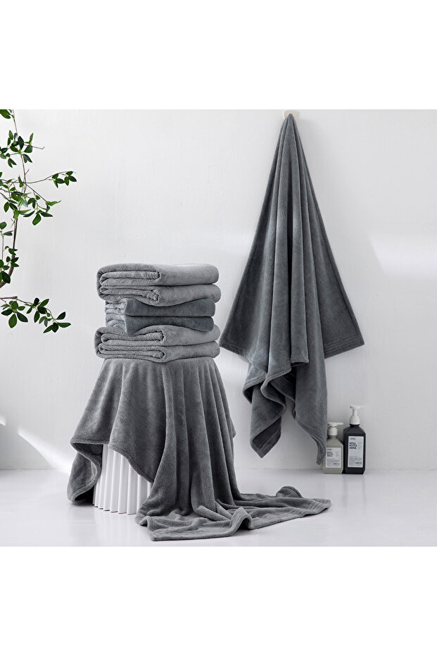 Extra Large Towel - Grey - 3
