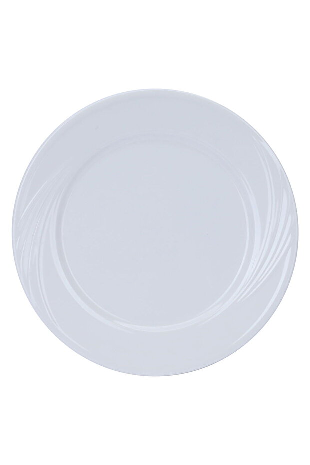 Al Saif Gallery Melamine Serving Platter, 7.5", Flat Round - White