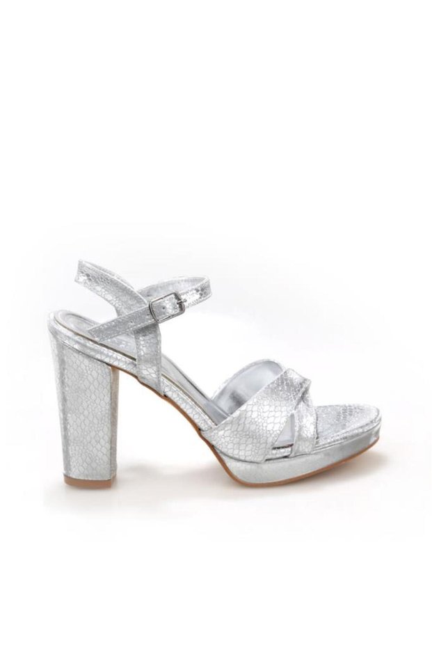Tamer 03146 10 cm Platform Heeled Women's Evening Dress Shoes