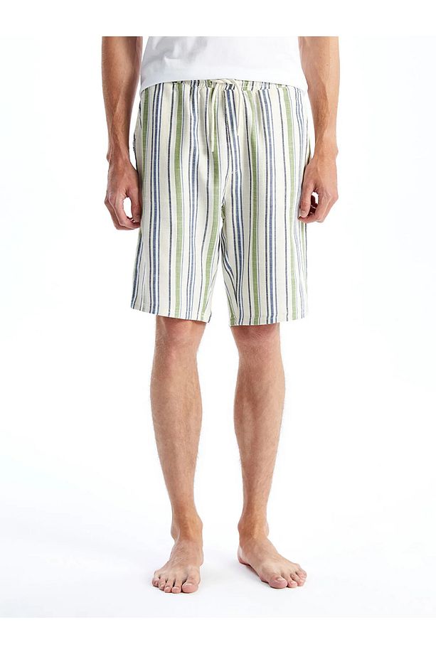 Standart Kalıp Erkek Pijama Alt Şort - 3