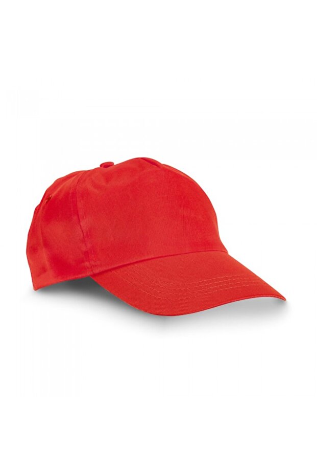 Cap, polyester, red, 580 mm, simple model, men's - 1