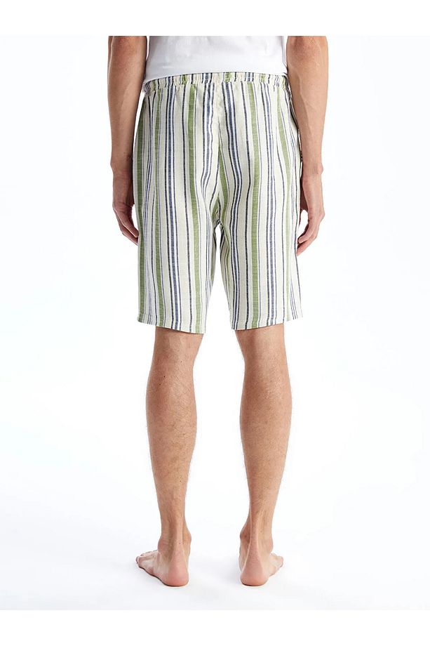 Standart Kalıp Erkek Pijama Alt Şort - 2