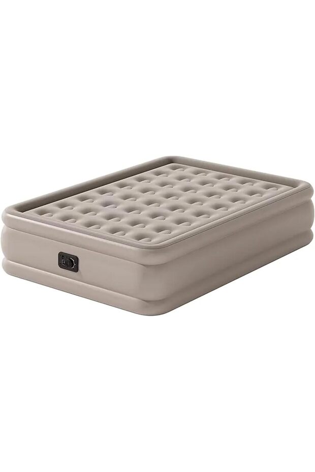 Double Size Inflatable Air Bed Mattress with Built-In Pump - Foldable & Light Weight