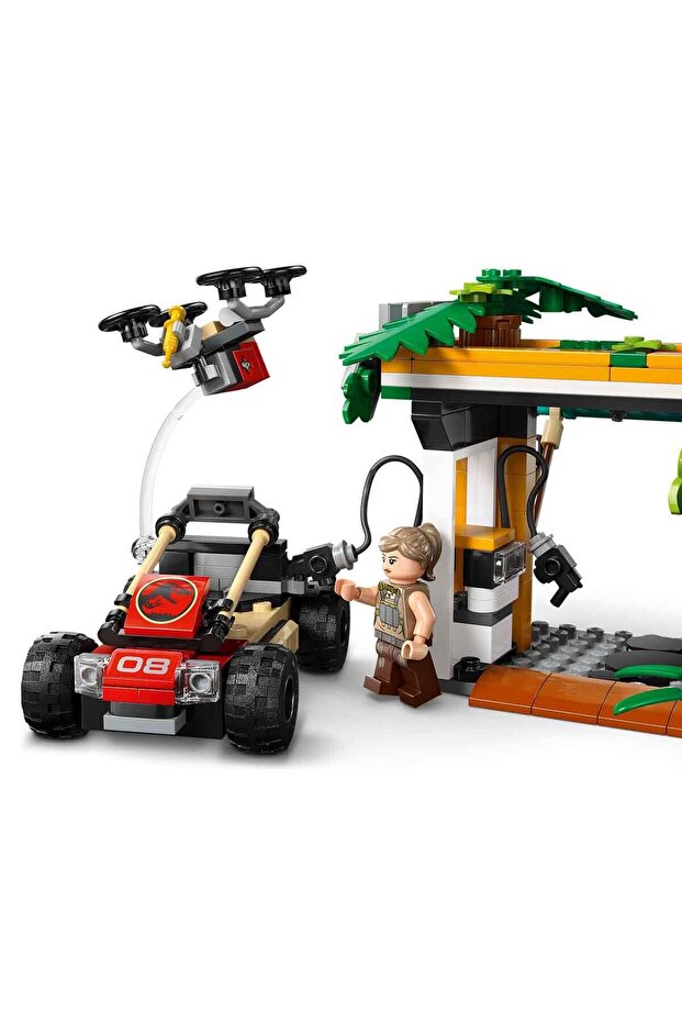 ® Jurassic World Raptor ve Titanosaurus Takip Görevi 76973 - 7+ Oyuncak Yapım Seti (582 Parça) - 7