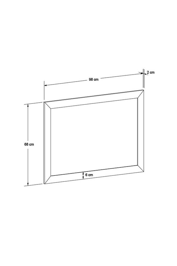 Oryana Ayna - Oslo Ceviz 68x98x2 cm - 5