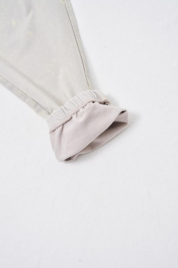 Erkek Luxury Basic Yıkamalı Jogger Eşofman Altı Soft Beıge Spotted - 8