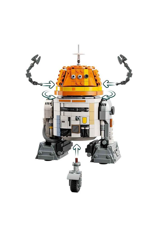 Star Wars: Ahsoka Chopper (C1-10P) Astromech Droidi 75416 - 10 Yaş ve Üzeri Çocuklar için � - 6