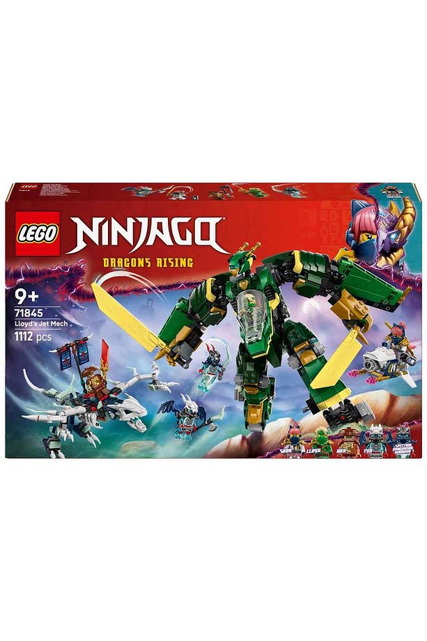 NINJAGO Lloyd’un Jet Robotu 71845 - 9 Yaş ve Üzeri Çocuklar için 5 Minifigür ve Ejderha - 3