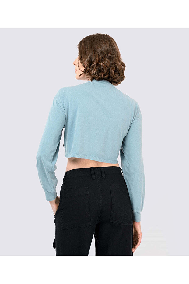 Oval Wash Ls Relax Crop - 2