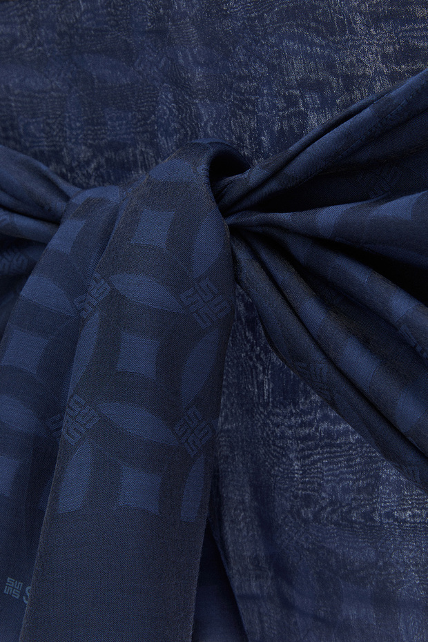 Amblem Detaylı Şal - 2