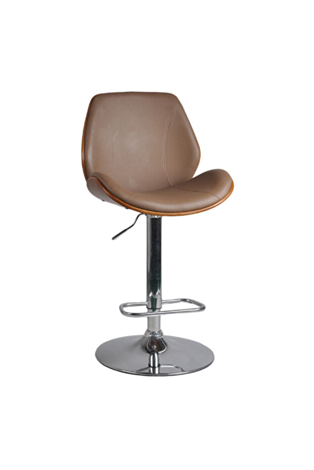 كرسي بار جلد بالوان مختلفة - 1