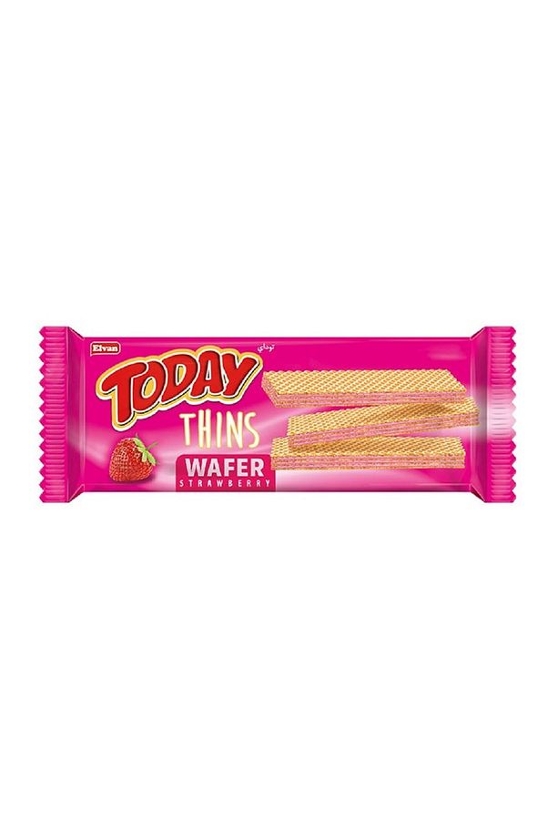 Today Thins Gofret Çilekli 65 Gr. (12 Adet) - 2