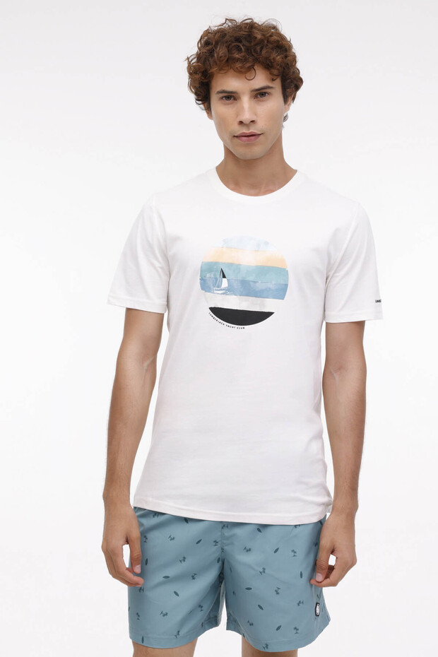 Ecru Men's T-Shirt A102006098