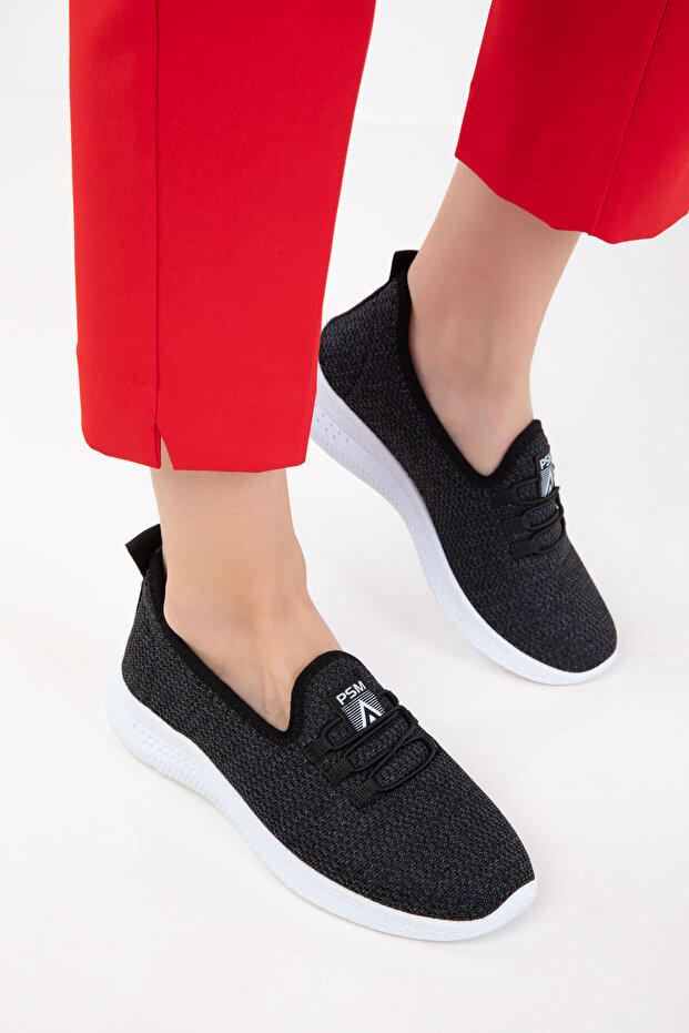 Schwarzer Damen-Sneaker 20721 - 5