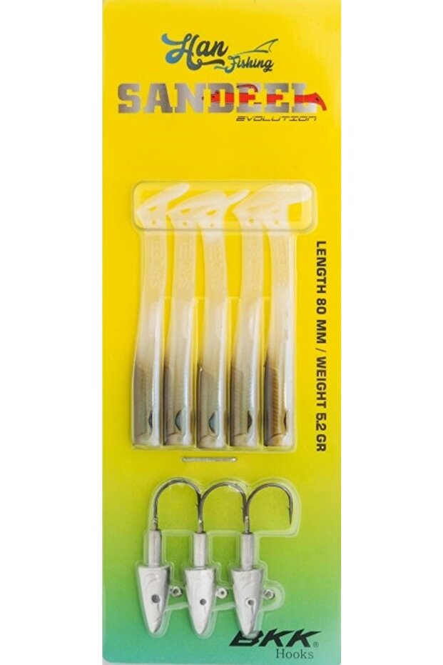 Sandeel 8 Cm 5.2 gr Silikon Yem - 1