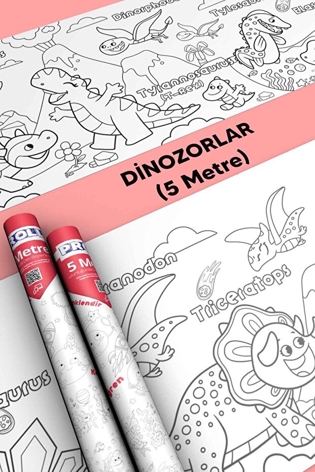 Dinozor Boyama Kağıdı - 3