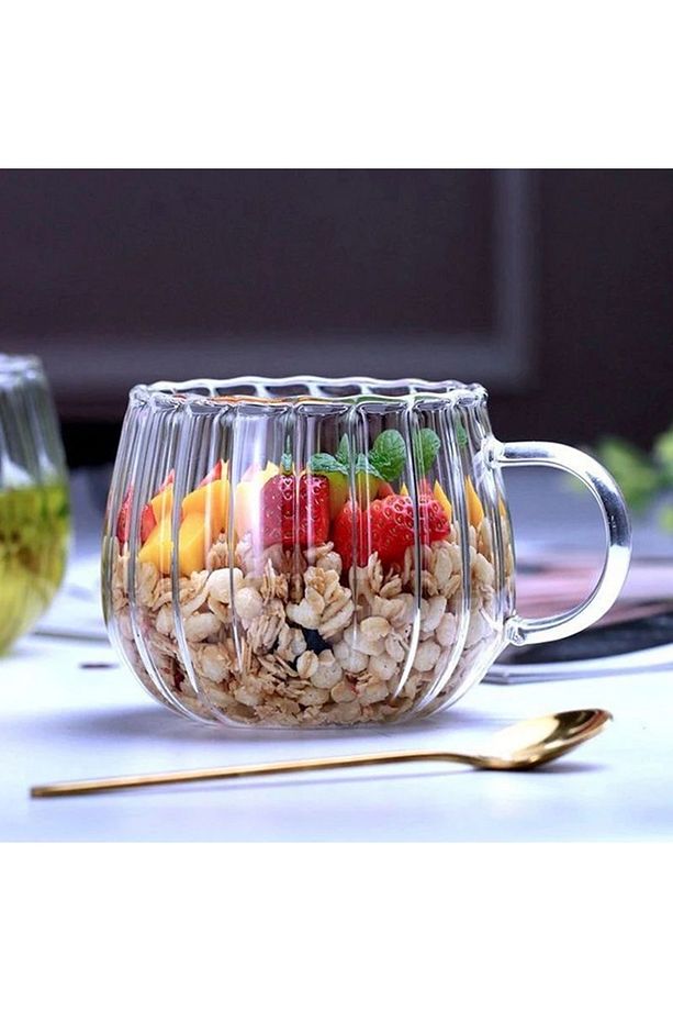6 Adet Cam Kuplu Kahve Bardağı 400 Pinterest Bardak Cappuccino Ve Latte Bardağı - 3