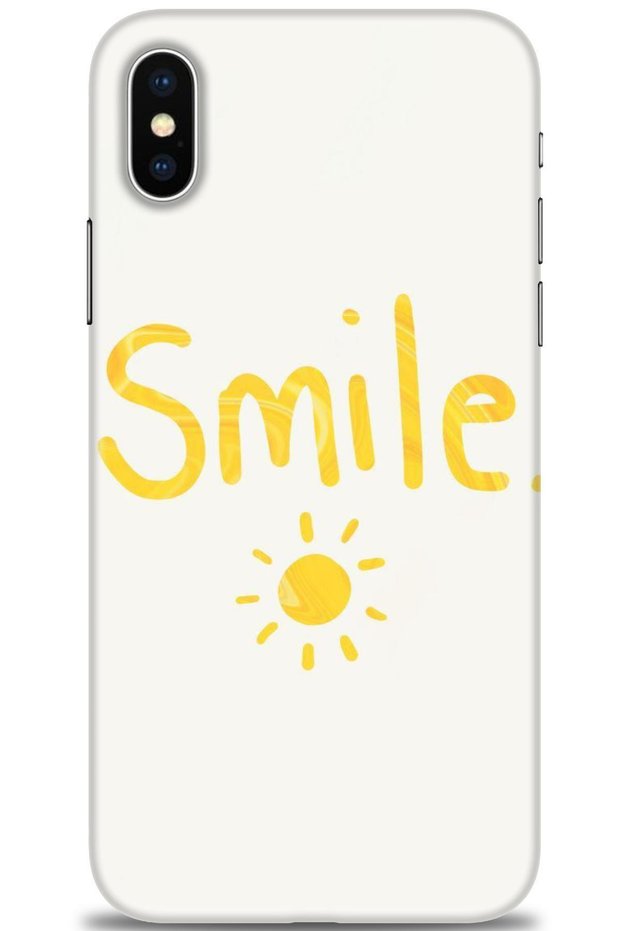 حافظة آيفون XS ماكس مطبوعة بدقة HD - Smile Sun - MRC