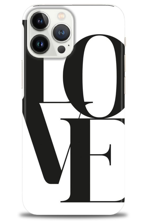 iPhone 14 Pro Case Hd Printed Case - Love - Mrc