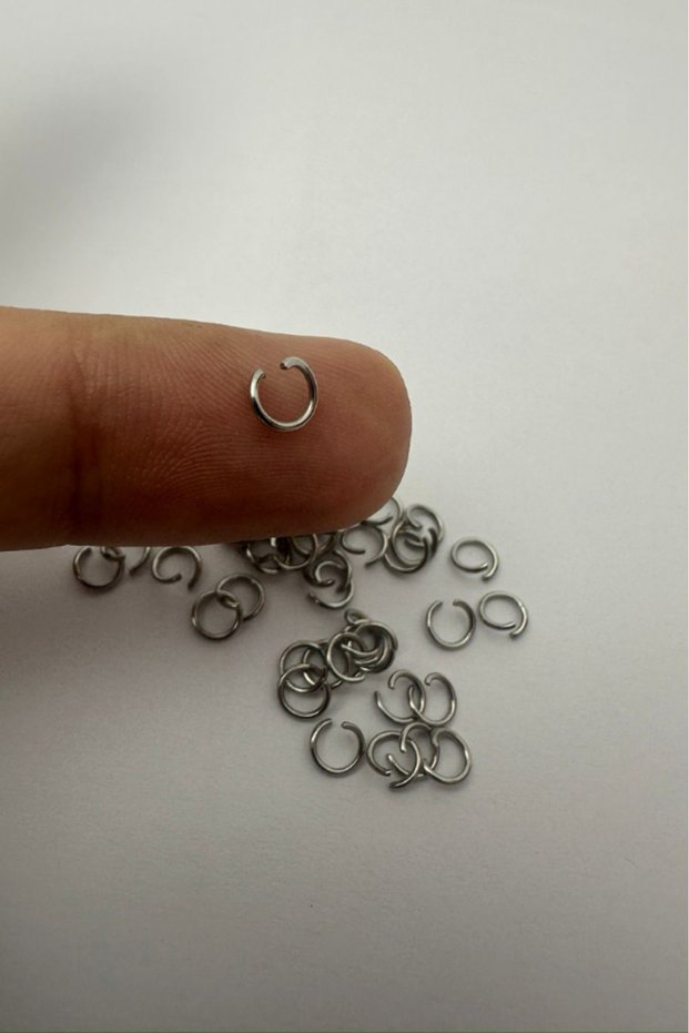0.6mm Stainless Steel Jump Ring for Jewelry Making/Production |   50 Pieces