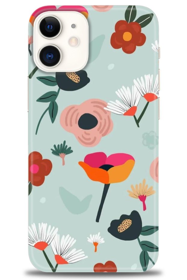 Case for iPhone 12 Mini Hd Printed Case - Floral Branches - Mrc