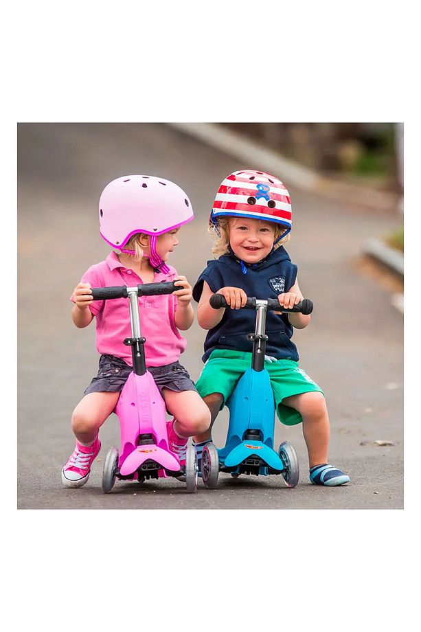Mini2go Deluxe Plus 3 Tekerlekli Scooter Blue - 7