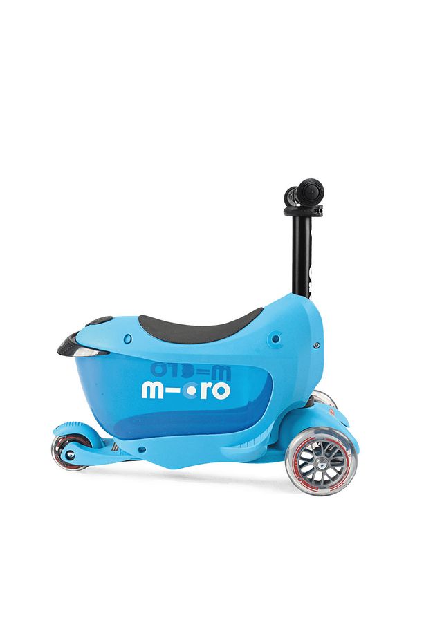 Mini2go Deluxe Plus 3 Tekerlekli Scooter Blue - 2