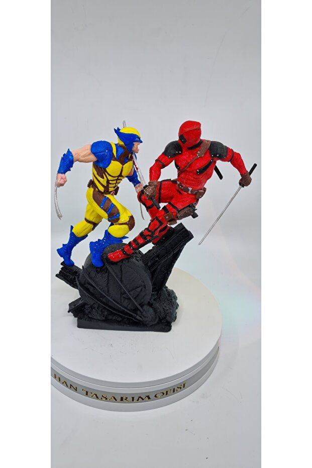 Deadpool Wolverine 2li Figür - 4