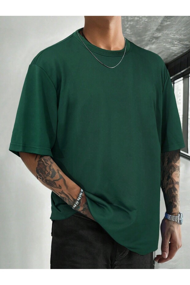 Men's Crew Neck Basic T-Shirt - Crew Neck T-Shirt