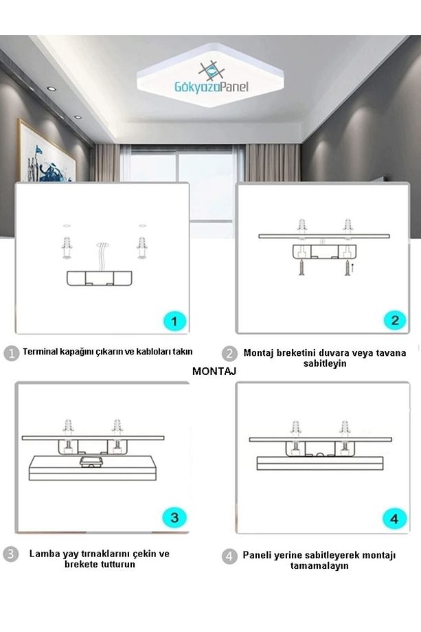 Mutfak Avize 25watt-30cm X 30cm Lüks Led Aydınlatma, Avize Modelleri, Mutfak Avize Modelleri (yeni) - 6