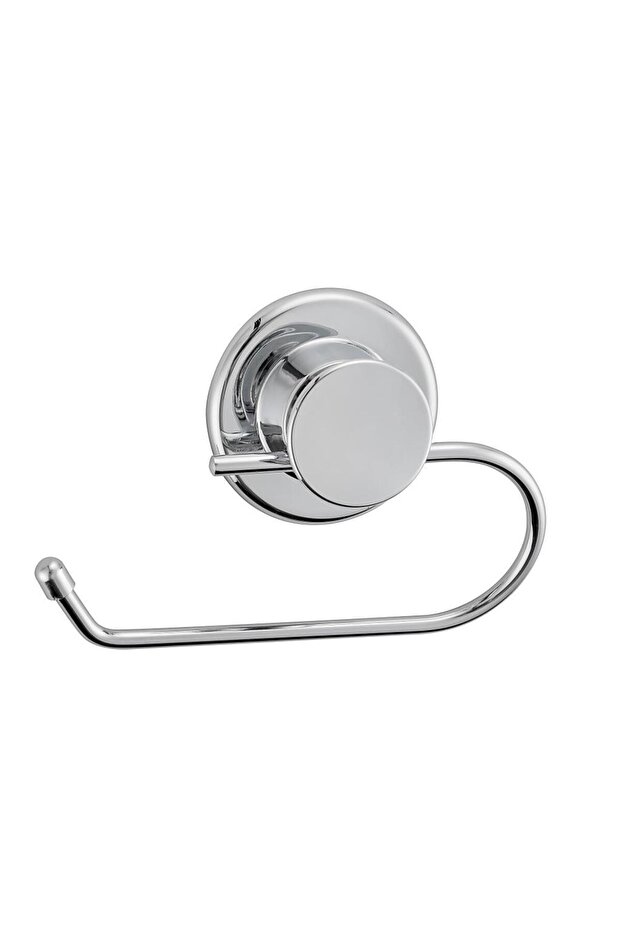 Steel Mirror Chrome Toilet Paper Holder Screwless Self Adhesive-818
