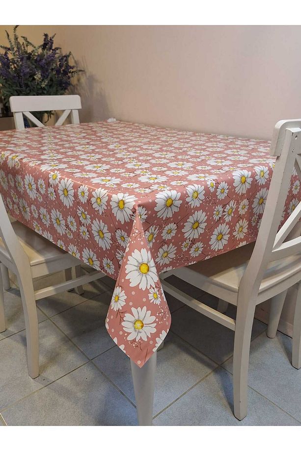 Elyaflı Pvc Muşamba - Desenli Silinebilir Masa Örtüsü - 3