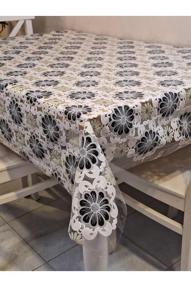 Ithal Pvc Muşamba - Desenli Silinebilir Masa Örtüsü - 3
