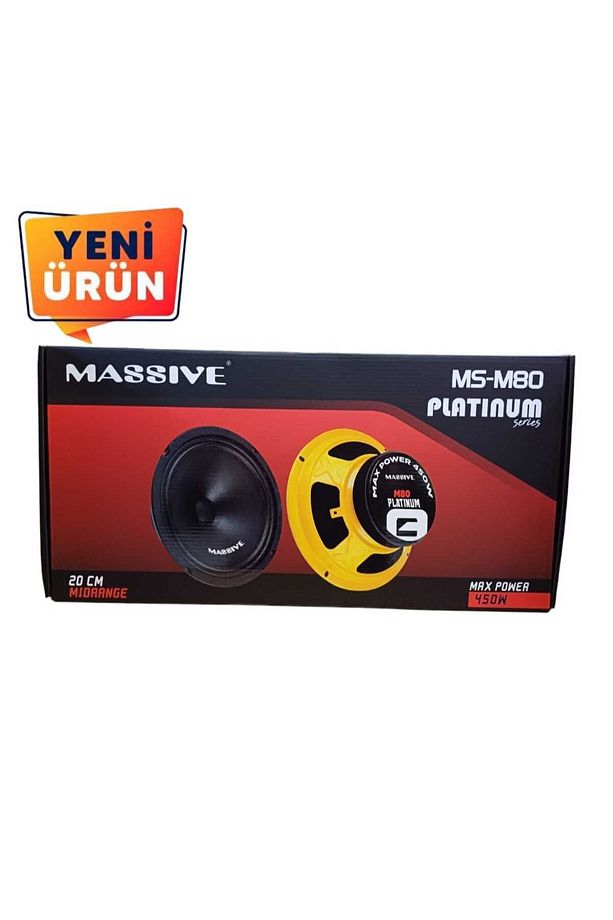 Yetkili Satıcıdan 20 Cm Çift Değer Toplamı 900 Wat 350 Rms Midrange 1takım 2adet - 2