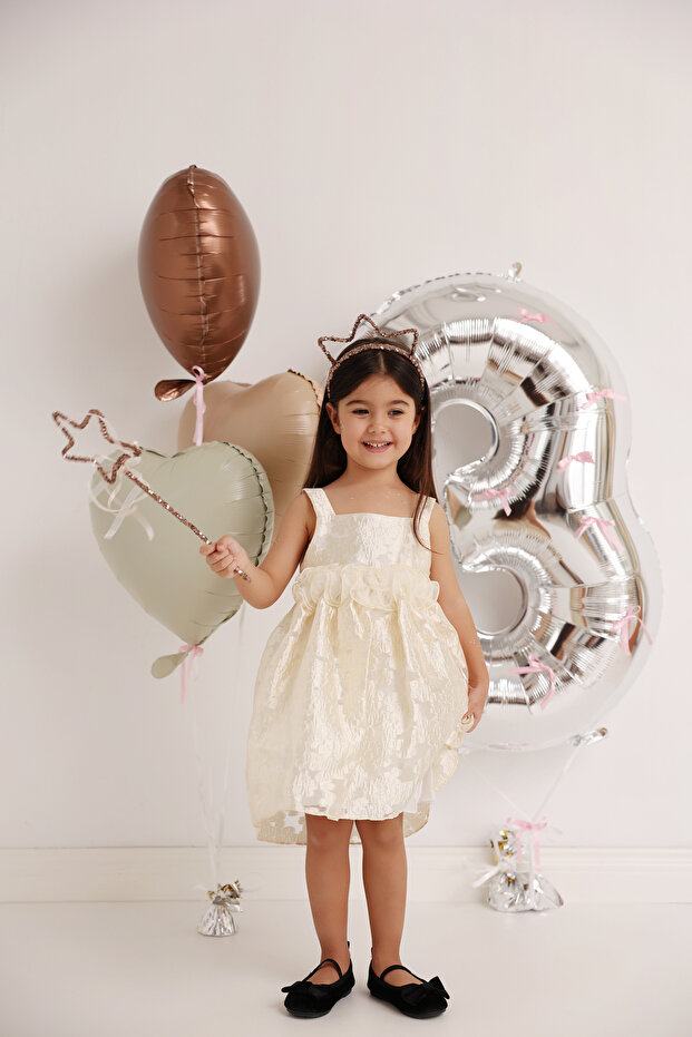Sequin Girl's Crown and Star Asa-Copper