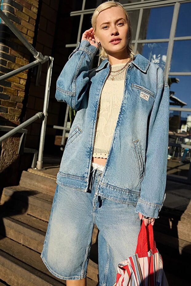 Mavi Denim Oversize Mont - 3